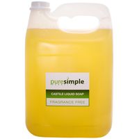 Pure Simple Castile Liquid Soap, 5L